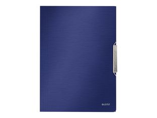 Leitz Style - chemise à 3 rabats - pour A4 - capacité : 150 feuilles - bleu titane