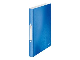 Leitz WOW - classeur à anneaux - pour A4 - capacité : 190 feuilles - bleu métallisé