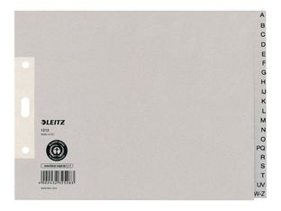 Leitz - intercalaire - 20 positions - à onglets - gris
