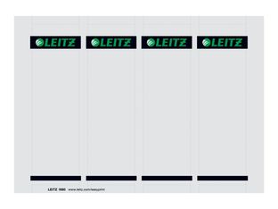 Leitz - étiquettes classeur à levier - gris (pack de 100)