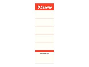 Esselte - étiquettes classeur à levier - blanc (pack de 100)