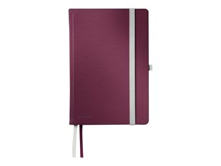 Leitz Style - Cuaderno - 80 hojas / 160 páginas - papel marfil - reglado - tapa granate