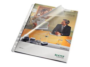 Leitz - protège-documents à chargement par le haut et par le côté - pour A4 - clair