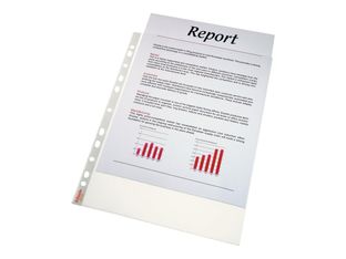 Esselte - pochette perforée - pour A4 - transparent (pack de 100)