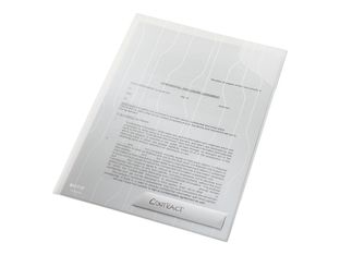 Leitz CombiFile - pochette perforée - pour A4 - capacité : 20 feuilles - clair (pack de 3)