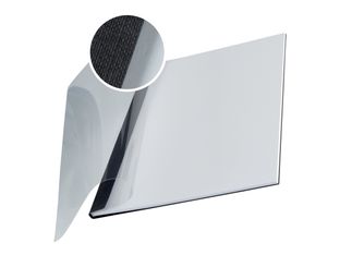Leitz ImpressBIND - Chemises pour thermoreliure souples - 3,5 mm - dos et verso noir