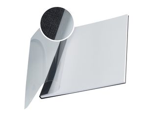 Leitz ImpressBIND - Chemises pour thermoreliure souples - 7 mm - dos et verso noir