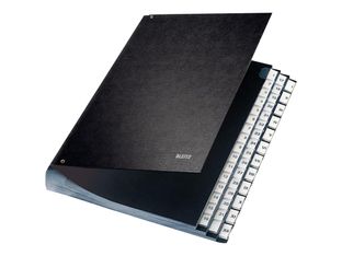 Leitz - classeur - 44 positions - pour A4 - à onglets - noir