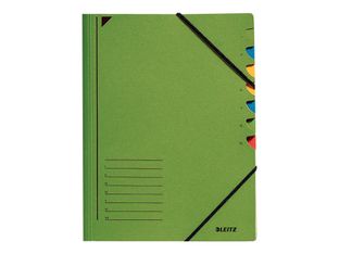 Leitz - intercalaire - 7 positions - pour A4 - vert