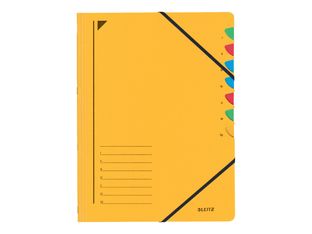 Leitz - classeur - 7 positions - pour A4 - à onglets - jaune