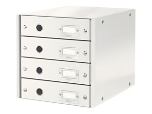Leitz Click & Store - bloc de classement à tiroirs - pour A4 - blanc