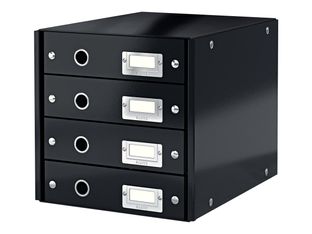 Leitz Click & Store - bloc de classement à tiroirs - pour A4 - noir