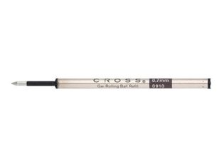 Recharge Roller Cross Slim Gel 0,7 mm – Encre noire -compatible avec les stylos Cross Classic Century et Click