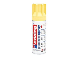 Edding 5200 -  Bombe de peinture acrylique - jaune pastel - mat - 200 ml