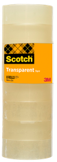 Ruban transparent Scotch® 508 19 mm x 33 m, 8 rouleaux/paquet