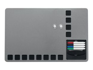 Nobo Quartet tableau combiné - 610 x 390 mm - noir, argent