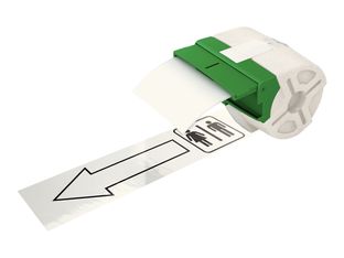 Leitz Icon - 1 rouleau d'étiquettes pour dos de classeur à levier (8,8 cm x 10m) - blanc