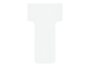 Nobo fiche en T - 1.65 x 4.9 cm - blanc (pack de 100)