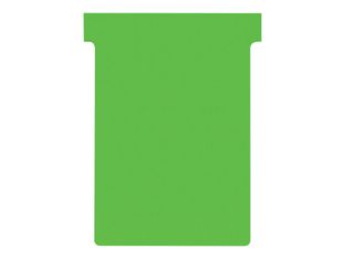 Nobo fiche en T - 8 x 12 cm - vert (pack de 100)
