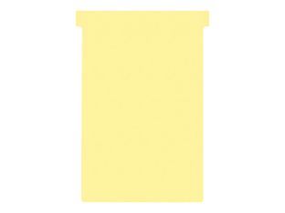 Nobo fiche en T - 11.2 x 18 cm - jaune (pack de 100)