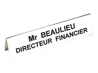 Fellowes porte-badge de nom - pour 60 x 250 mm (pack de 25)