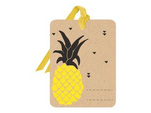 Clairefontaine - étiquette cadeau - 6 cm x 8 cm - fruit - papier (pack de 6)