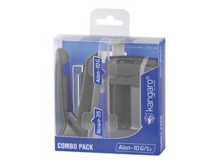Kangaro Aion 10G/s2 - Nowa 35 - Combo pack - 1 perforateur + 1 agrafeuse - métal gris