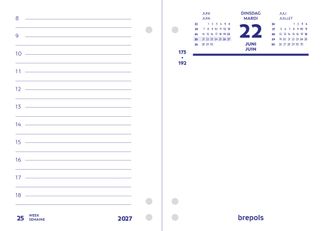 Brepols - calendrier bloc - 84 x 120 mm