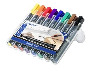 STAEDTLER Lumocolor 350 - Marqueur - permanent - couleurs assorties - 2-5 mm