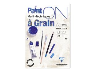 Clairefontaine Paint ON - bloc encollé - A5 - 20 feuilles