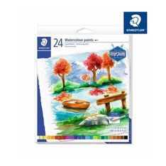 Estuche carton 24 tubos acuarelas surtidas