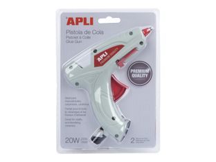 APLI Premium Quality - pistolet à colle 20W + 2 bâtons