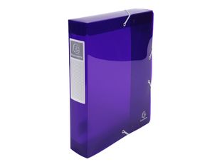 Exacompta Iderama PP - Boîte de classement - dos : 60 mm - A4 - capacité : 500 feuilles - couleurs assorties