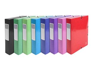 Exacompta Iderama - Boîte de classement - dos : 60 mm - A4 Plus (240 x 320 mm) - capacité : 500 feuilles - disponible en différents coloris