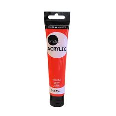 Simply acrilico rojo brillante tubo 75ml
