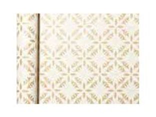 Clairefontaine Knalt - emballage cadeau - 35 cm x 5 m - blanc floral - papier kraft - 1 rouleau(x)