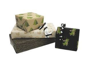 Clairefontaine Kraft Dino vation - papier kraft - 35 cm x 5 m - variée - 20 rouleau(x)