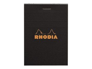 Bloc rhodia grapado numero 11 a7 con tapa negra