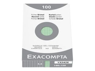 Exacompta - fiches Bristol (pack de 100)