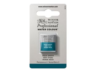 Winsor & Newton Professional Water Colour - peinture - aquarelle - vert turquoise - demi-plateau