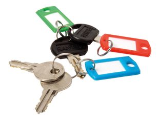 PAVO - 100 Porte-clés - couleurs assorties