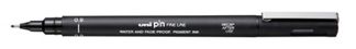 Uniball PIN - Feutre technique 0.9 mm - Pointes calibrées - noir - 09200N