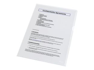 Esselte - pochette coin - A4 - transparent (pack de 100)