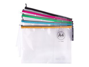 Apli Agipa - Pochette Zipper Bag A4 - disponible dans différentes couleurs