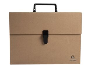 Exacompta Eterneco - Valisette trieur à soufflet 18 postitions - marron