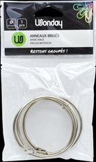 Wonday - Sachet de 5 anneaux brisés Ø 64 mm - Métal - Accessoire de reliure
