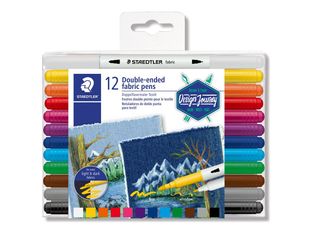 STAEDTLER 3190 - 12 feutres double pointe - couleurs assorties