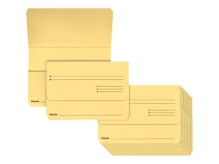 Esselte - valisette - Folio - pour 150 feuilles - jaune (pack de 25)