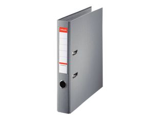 Esselte ESSENTIALS - classeur à levier - pour A4 - capacité : 350 feuilles - gris