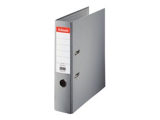 Esselte ESSENTIALS - classeur à levier - pour A4 - capacité : 500 feuilles - gris